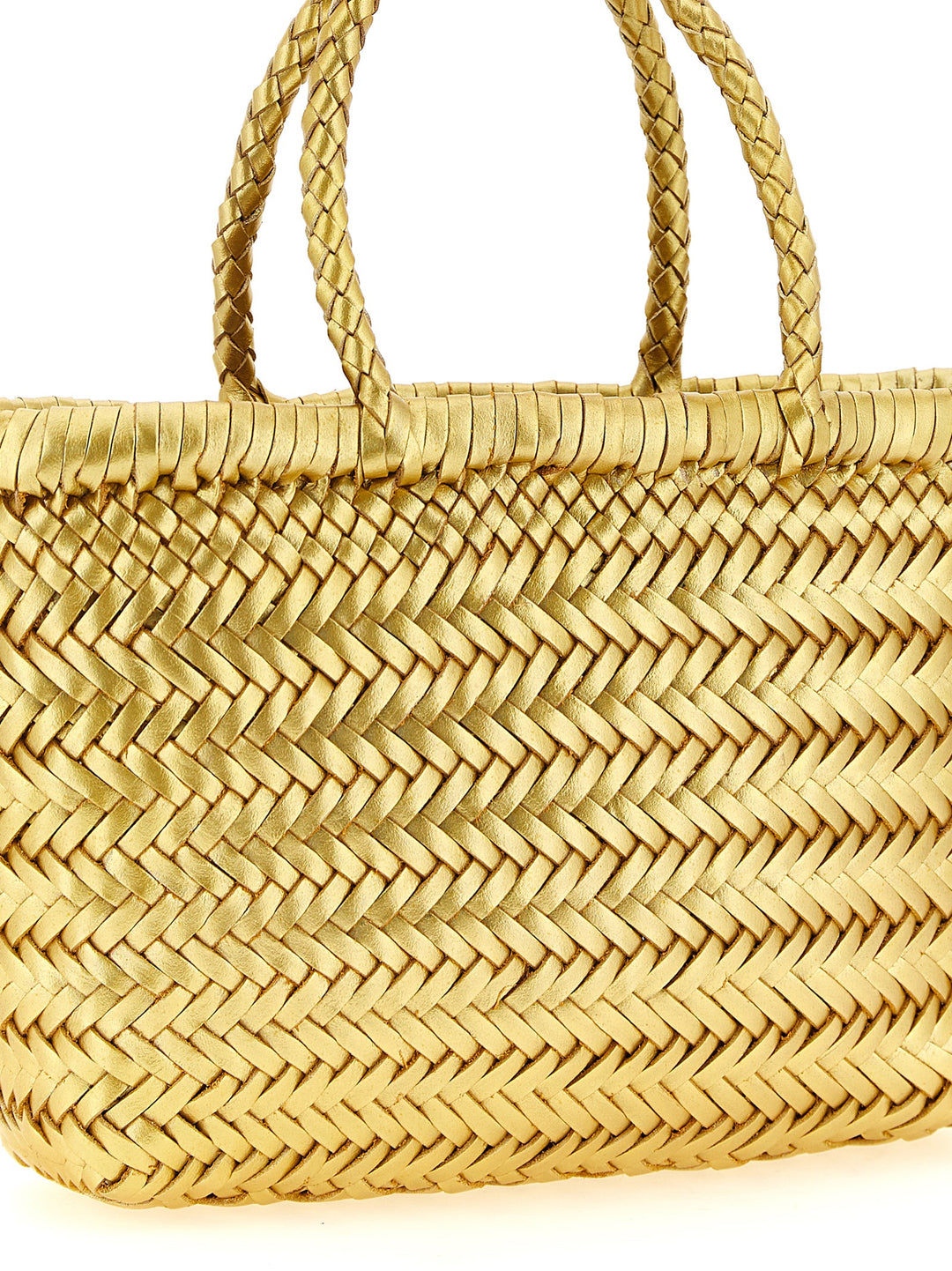 Dragon Diffusion Flat Gora Hand Bags - Gold | bc58b3d66584fe3e4c842b4e1d28216698e5fe43