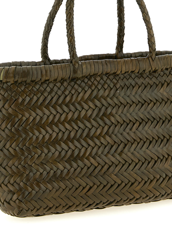 Dragon Diffusion Flat Gora Hand Bags - Green | 27256fb33493004bc84fc94847a45c97310c7476