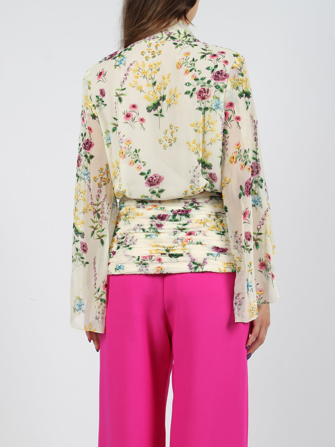 Mavara floral georgette blouse