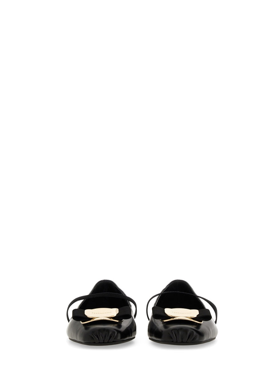 Ferragamo Flat Shoes - Black | Wanan Luxury