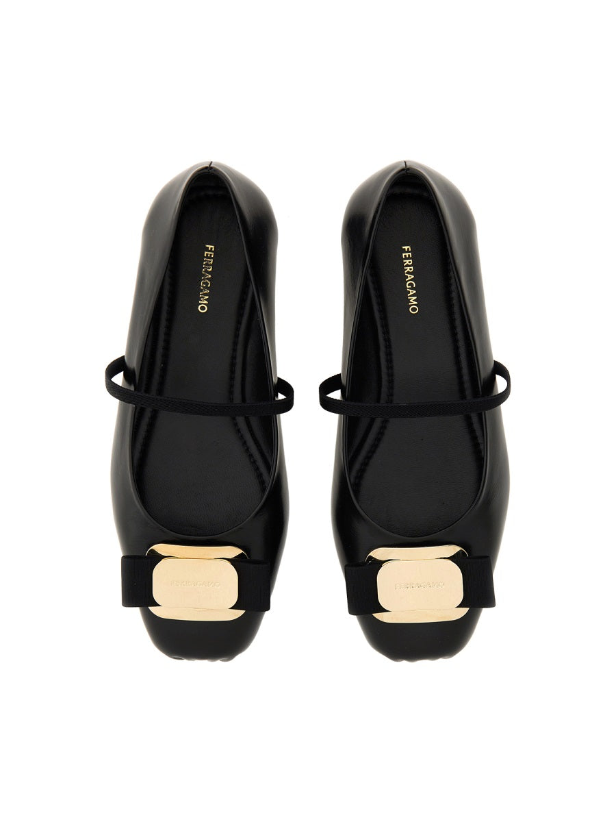 Ferragamo Flat Shoes - Black | Wanan Luxury