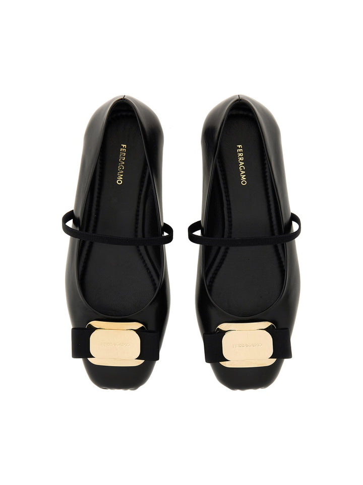 Ferragamo Flat Shoes - Black | Wanan Luxury