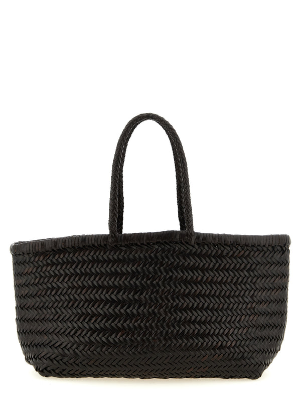Bamboo Triple Jump Shoulder Bags Brown