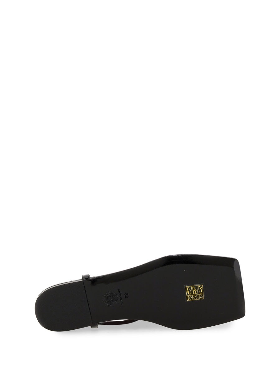 Versace Flat Shoes - Black | Wanan Luxury