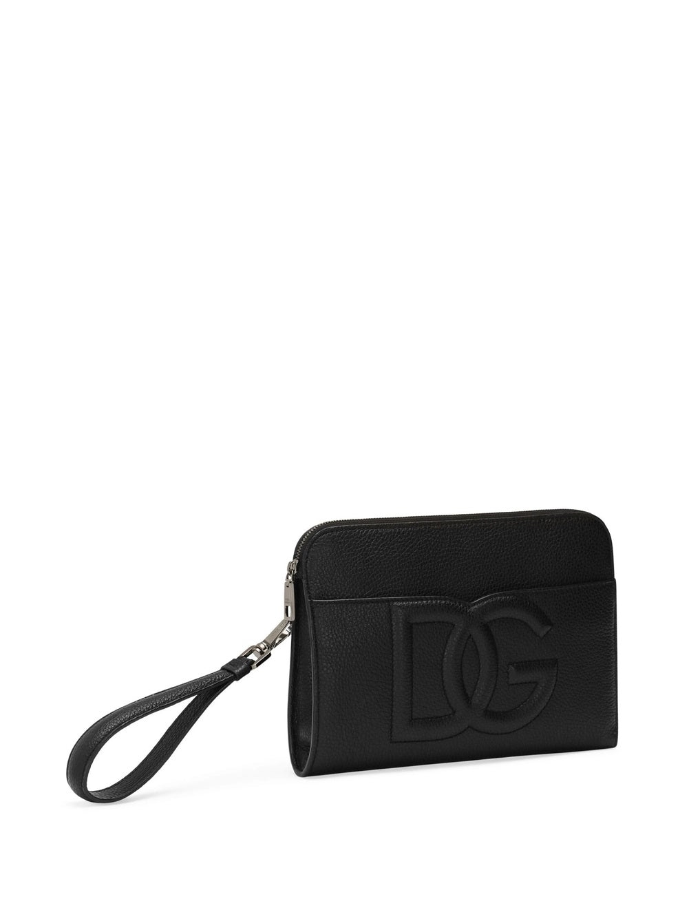 Clutch with embossed DG logo