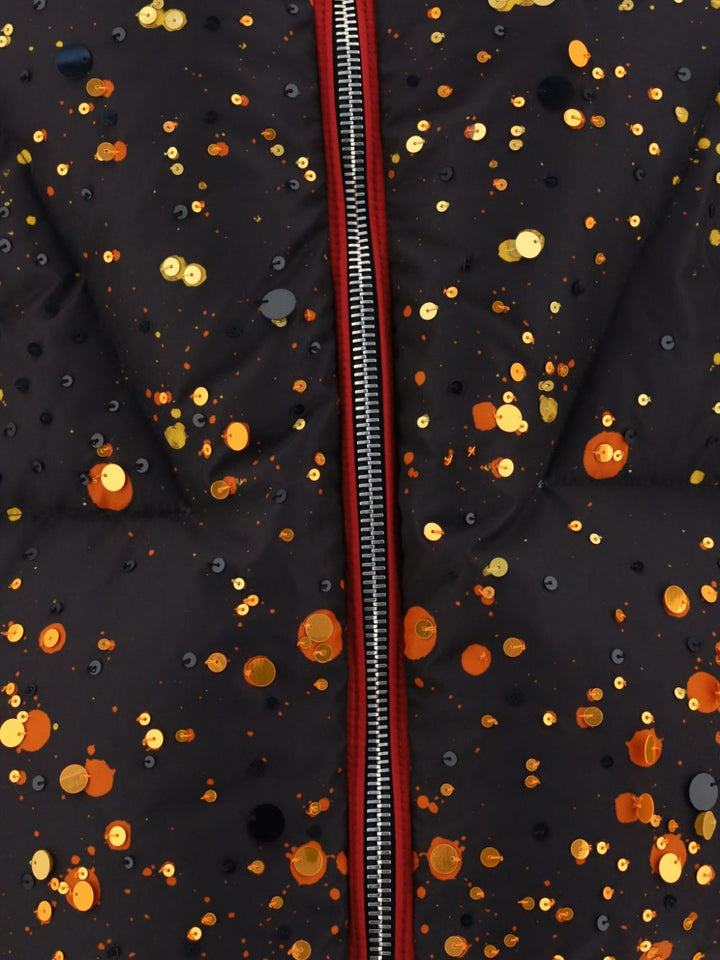 Jacket with fireworks motif