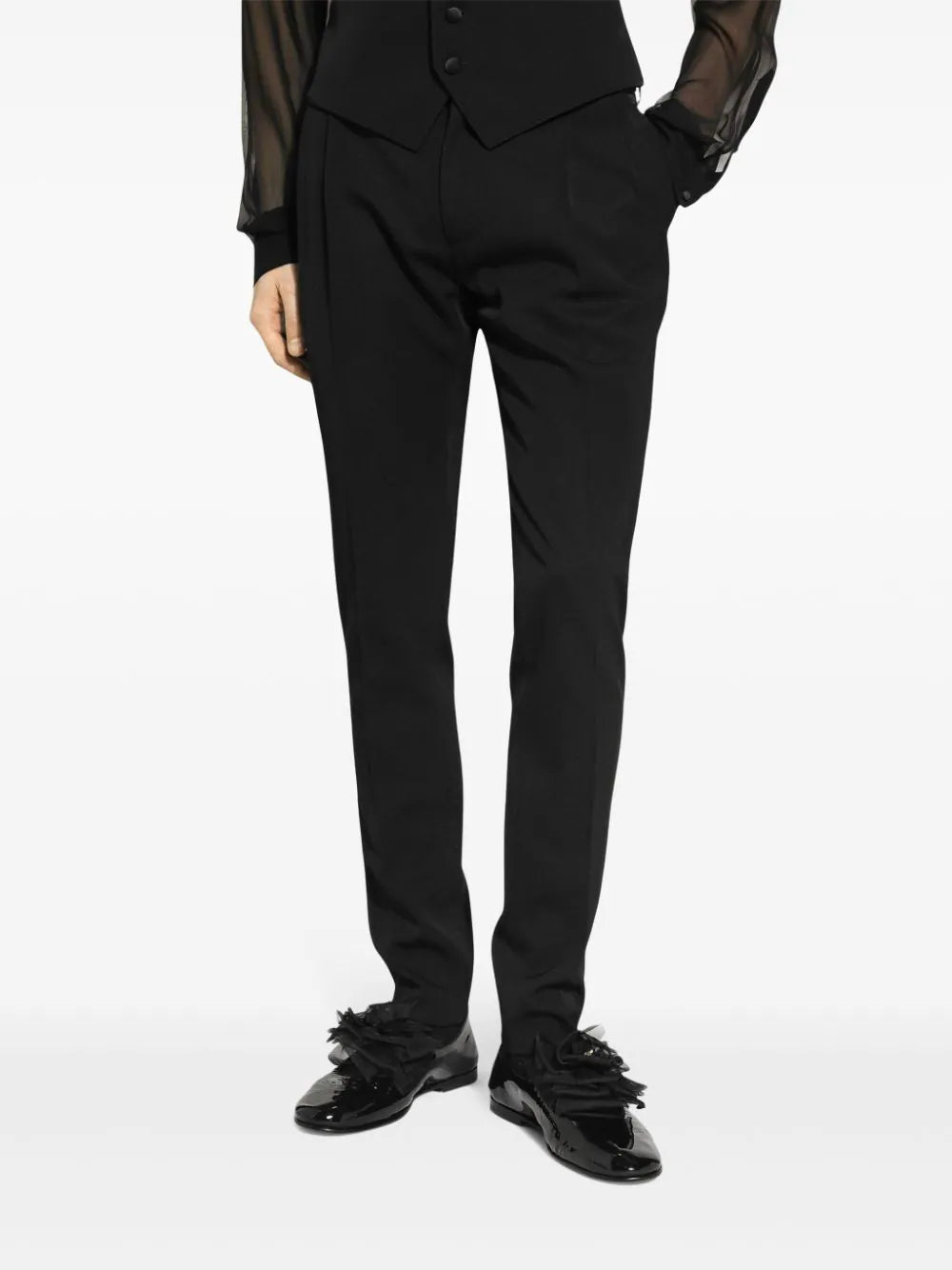 Slim tailored trousers