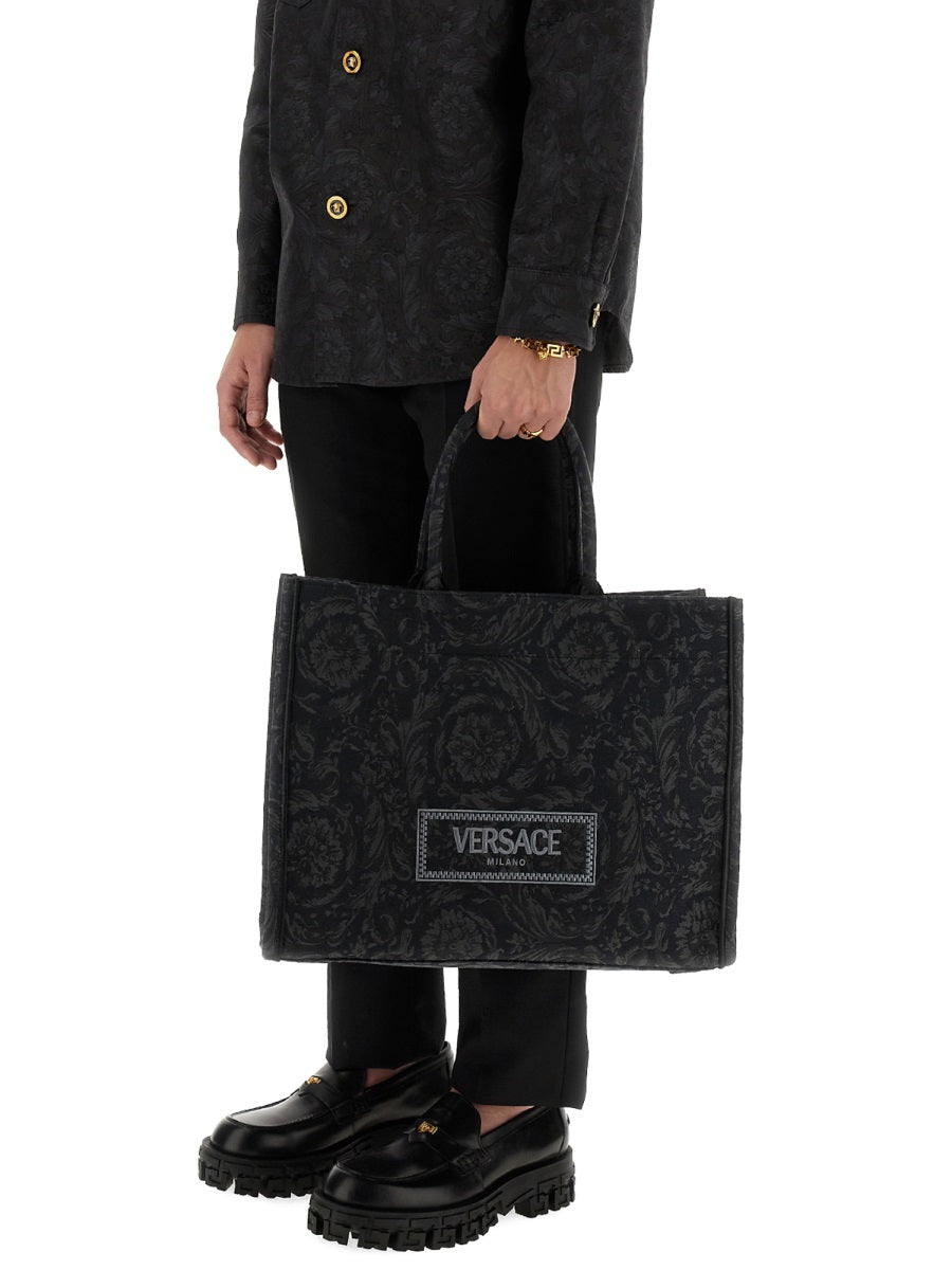 Versace Hand Bags - Black | Wanan Luxury