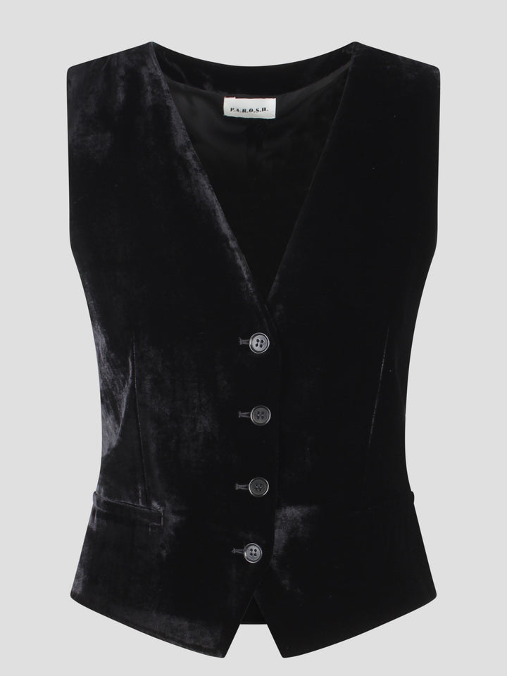 Velvet gilet