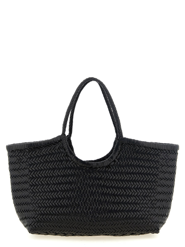 Nantucket Basket Big Shoulder Bags Black
