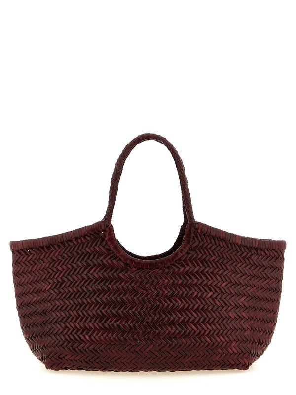 Nantucket Basket Big Shoulder Bags Bordeaux