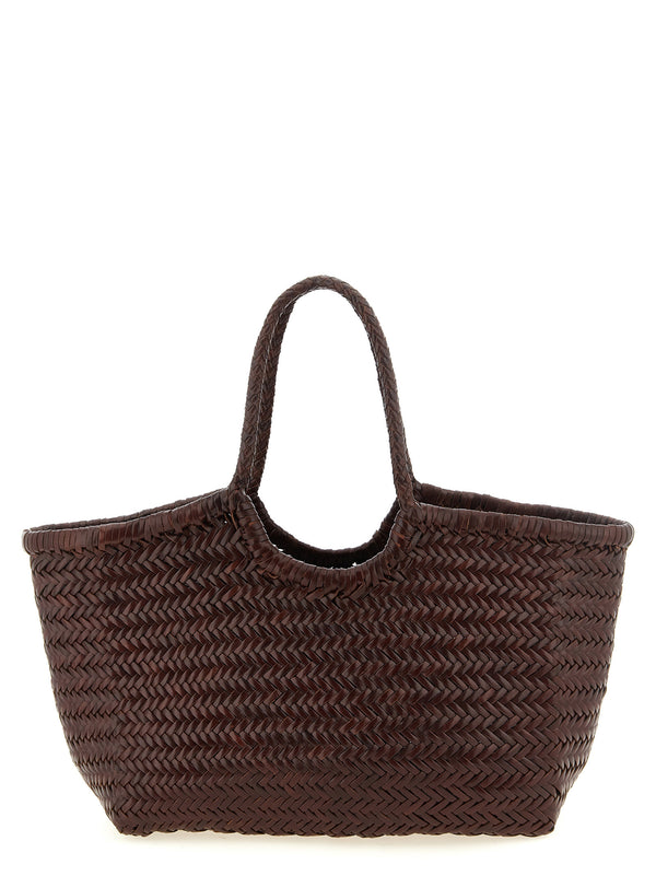 Nantucket Basket Big Shoulder Bags Brown