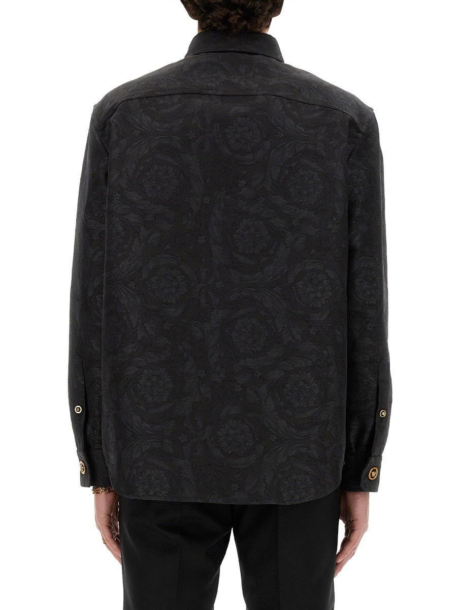 Versace Shirts - Black | Wanan Luxury