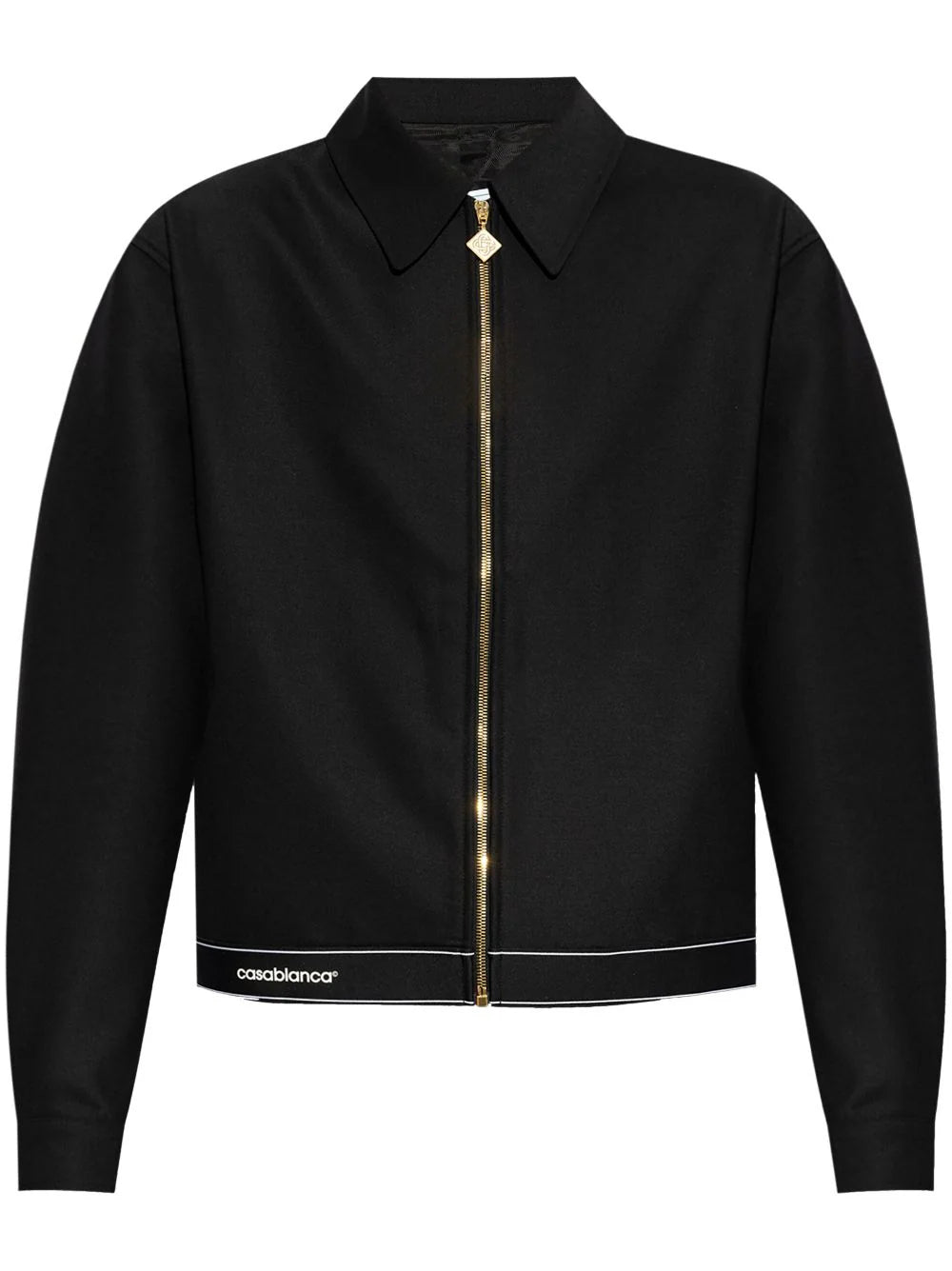 Zip-up bomber jacket