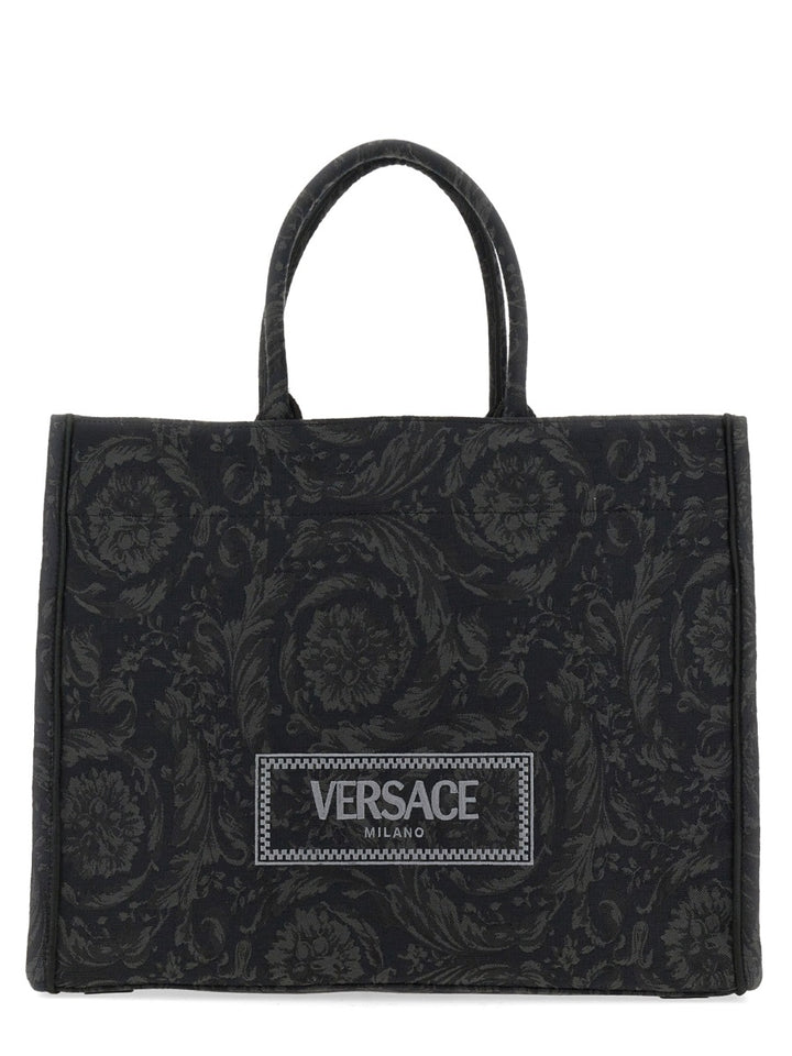 Versace Hand Bags - Black | Wanan Luxury