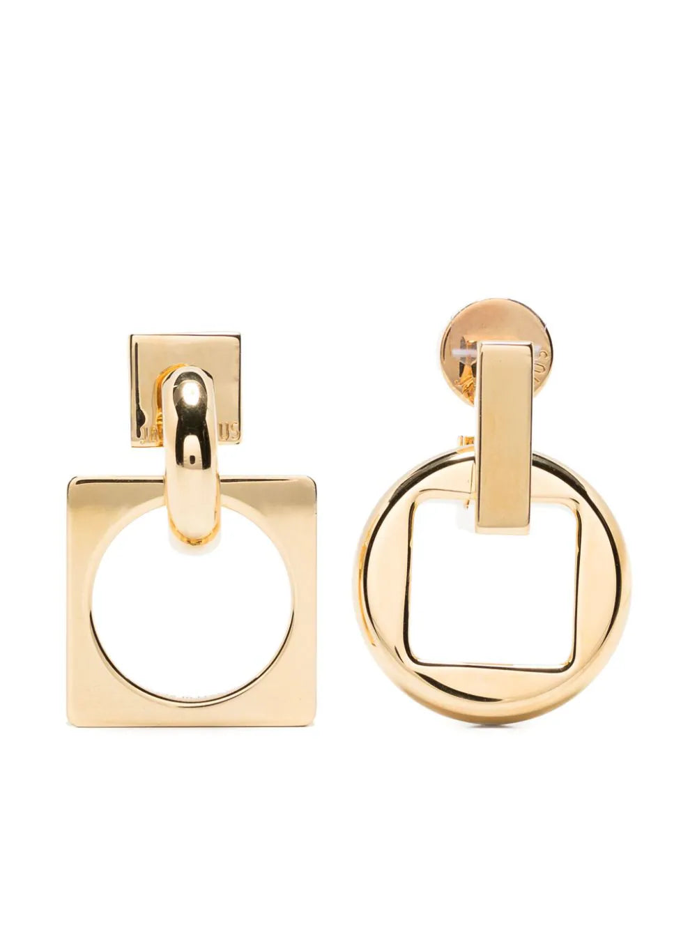 Les Pendantes Rond Carré earrings