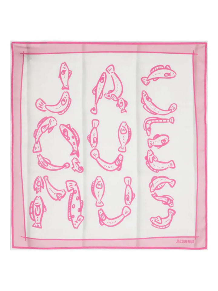 Le Bandana Peach Scarf