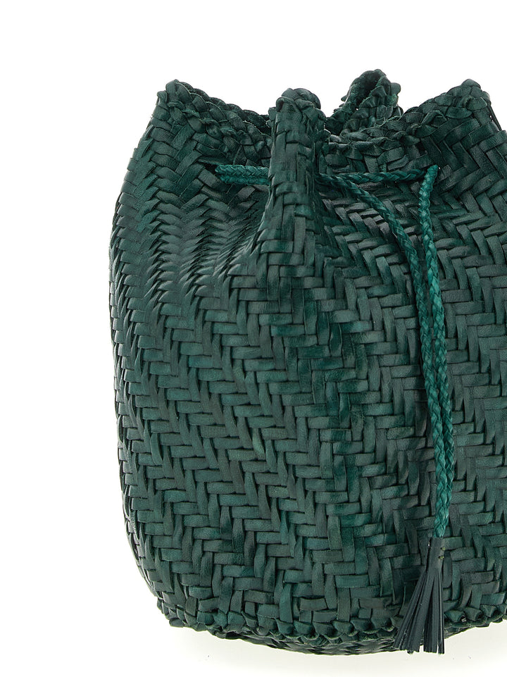 Dragon Diffusion Pompom Double Jump Crossbody Bags - Green | 342f13402b65976e9c792e3490b505c3e683992f