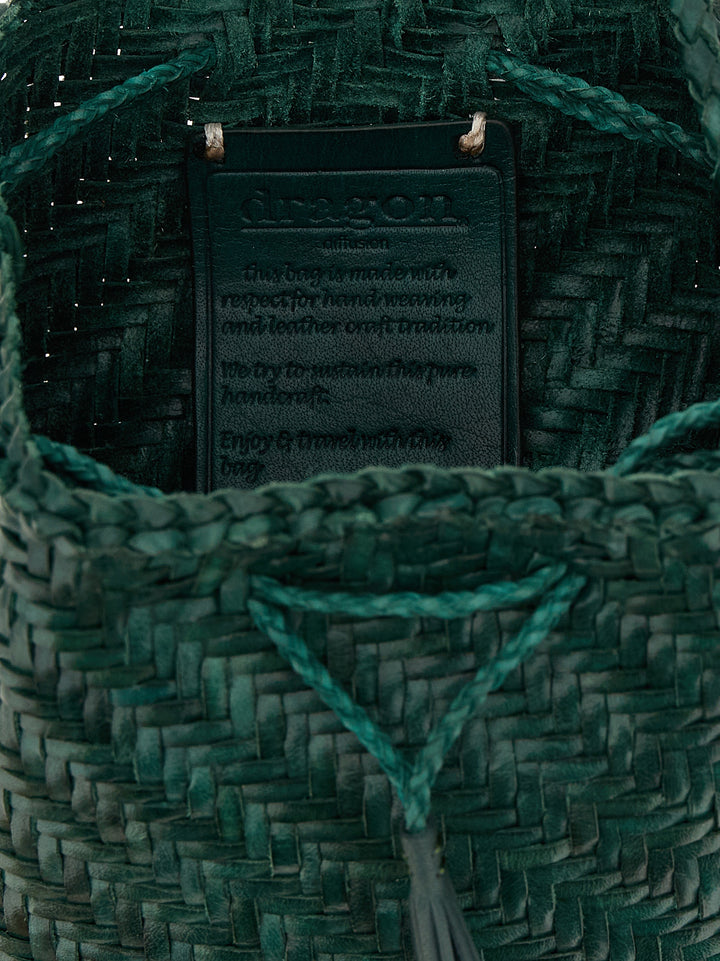 Dragon Diffusion Pompom Double Jump Crossbody Bags - Green | 4e6feeb3d01bfff10ba9f8b04175d694cf0d2115
