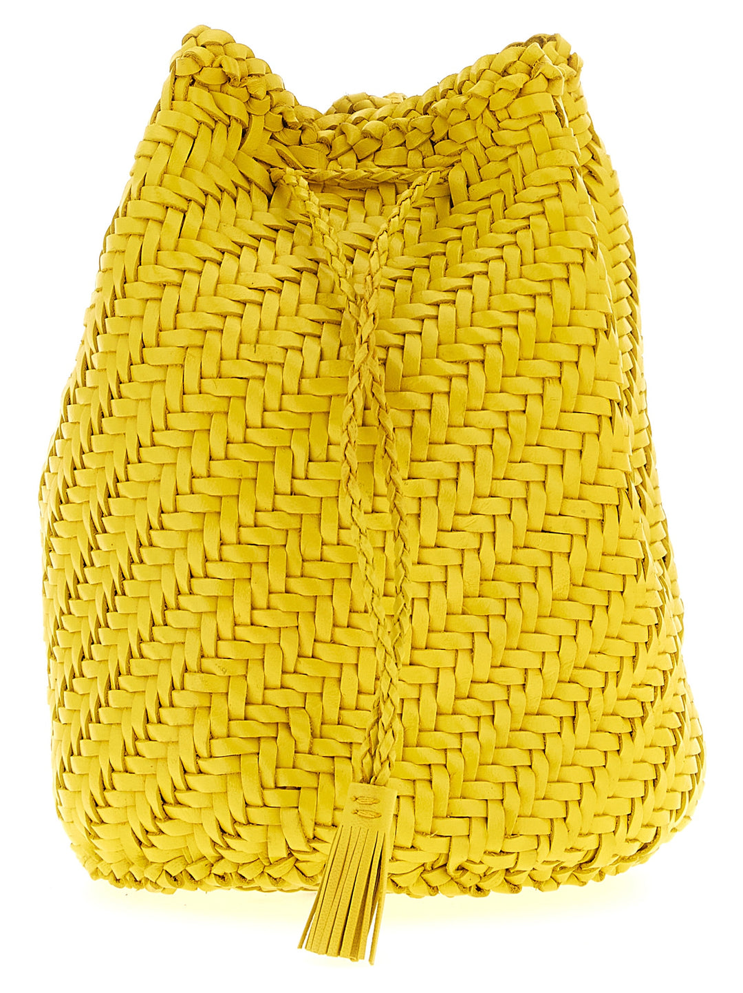 Dragon Diffusion Pompom Double Jump Crossbody Bags - Yellow | 984d38eca879b67555cadce6c84237e3f792626a