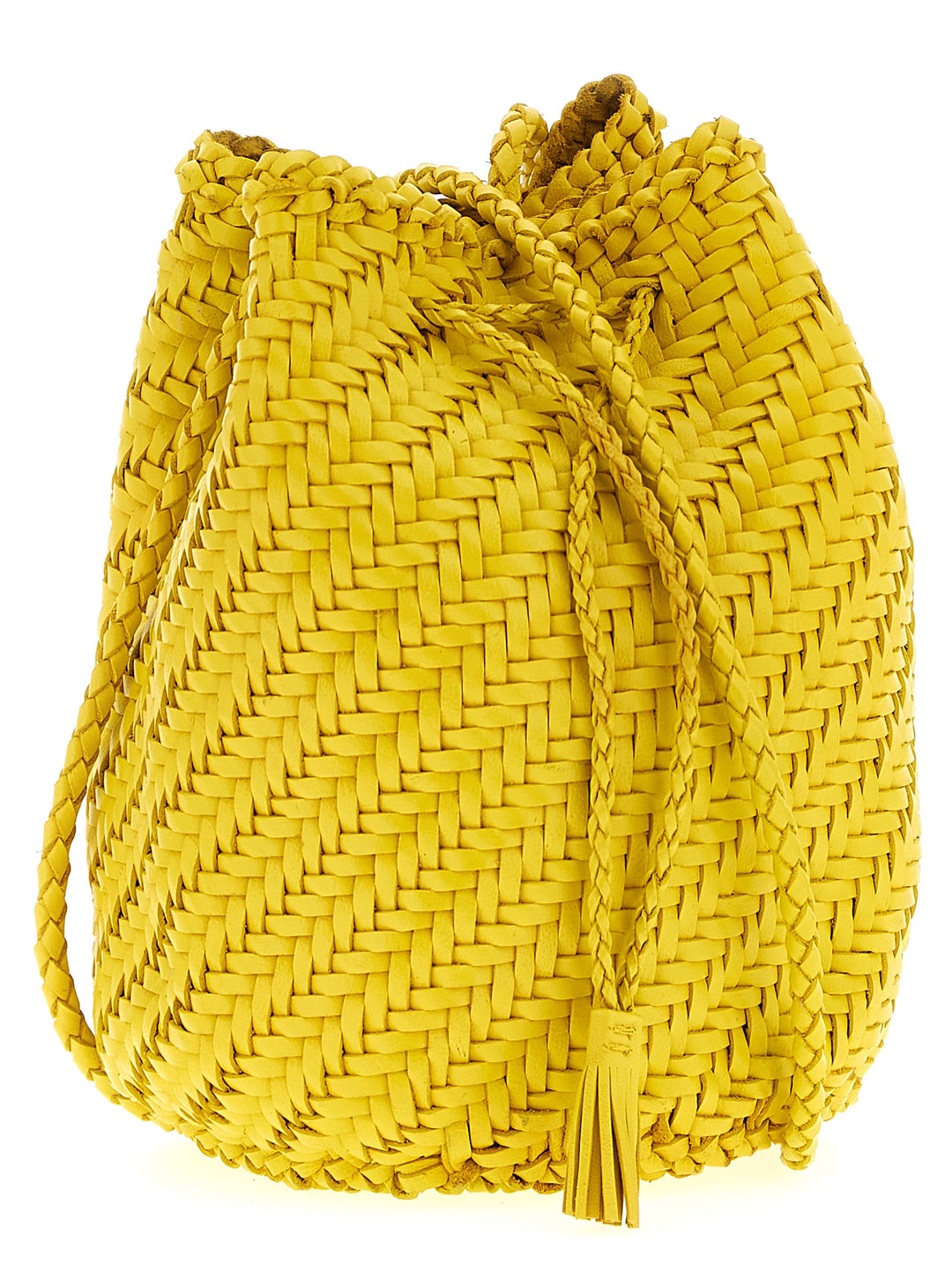 Dragon Diffusion Pompom Double Jump Crossbody Bags - Yellow | 6bb002ee624405c0a3378bf77735b23c8729289a