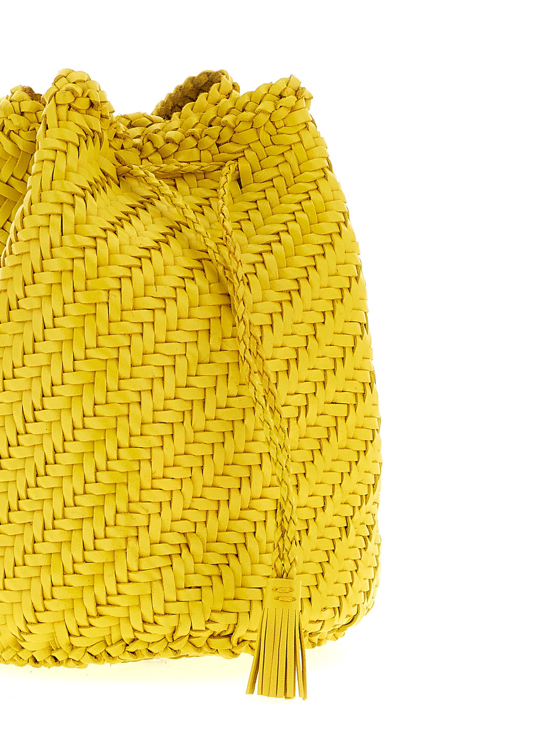 Dragon Diffusion Pompom Double Jump Crossbody Bags - Yellow | 1a4da4a66e91c9a50613d0d2b47a631d86099819