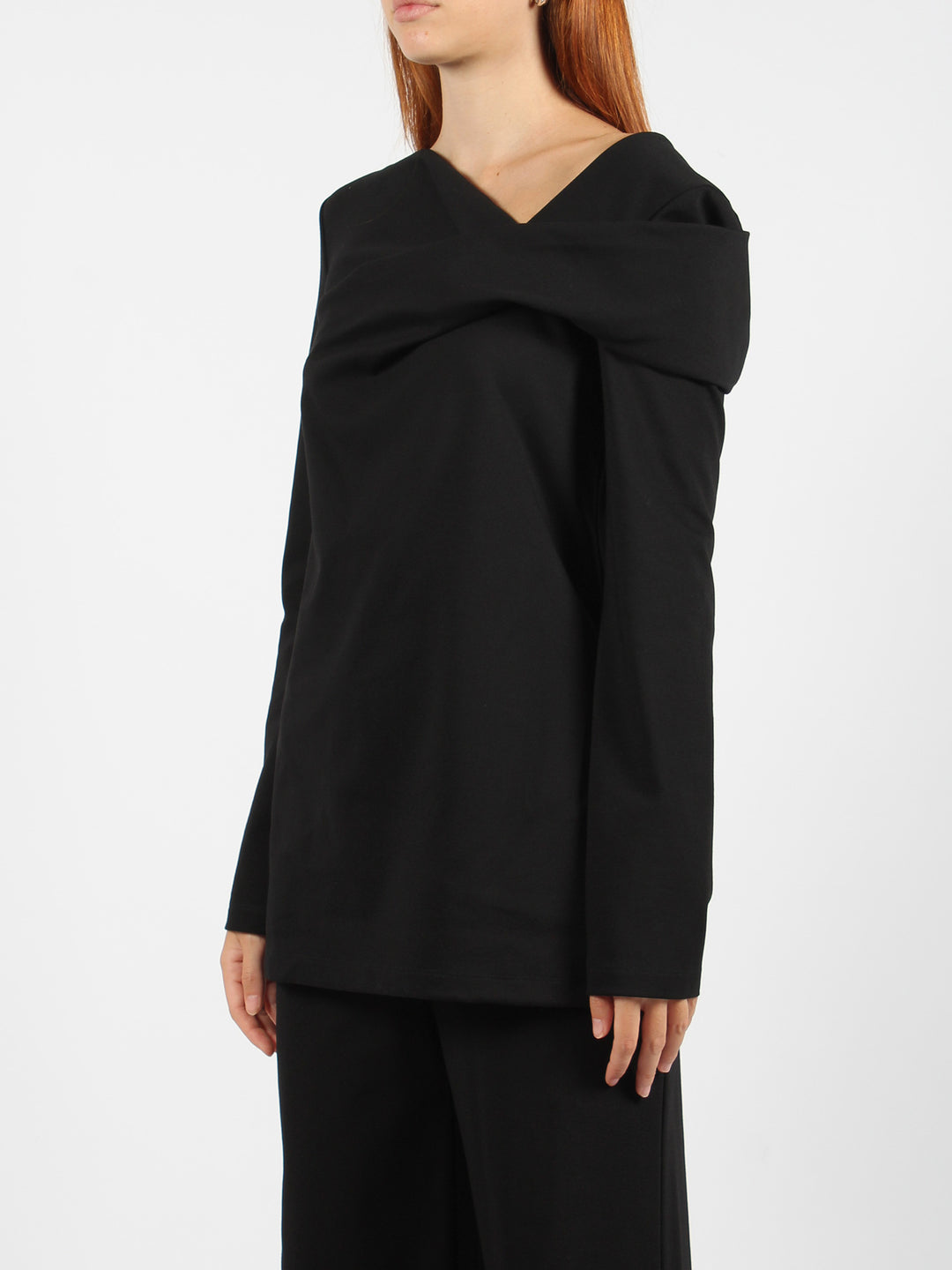 Draped shirt