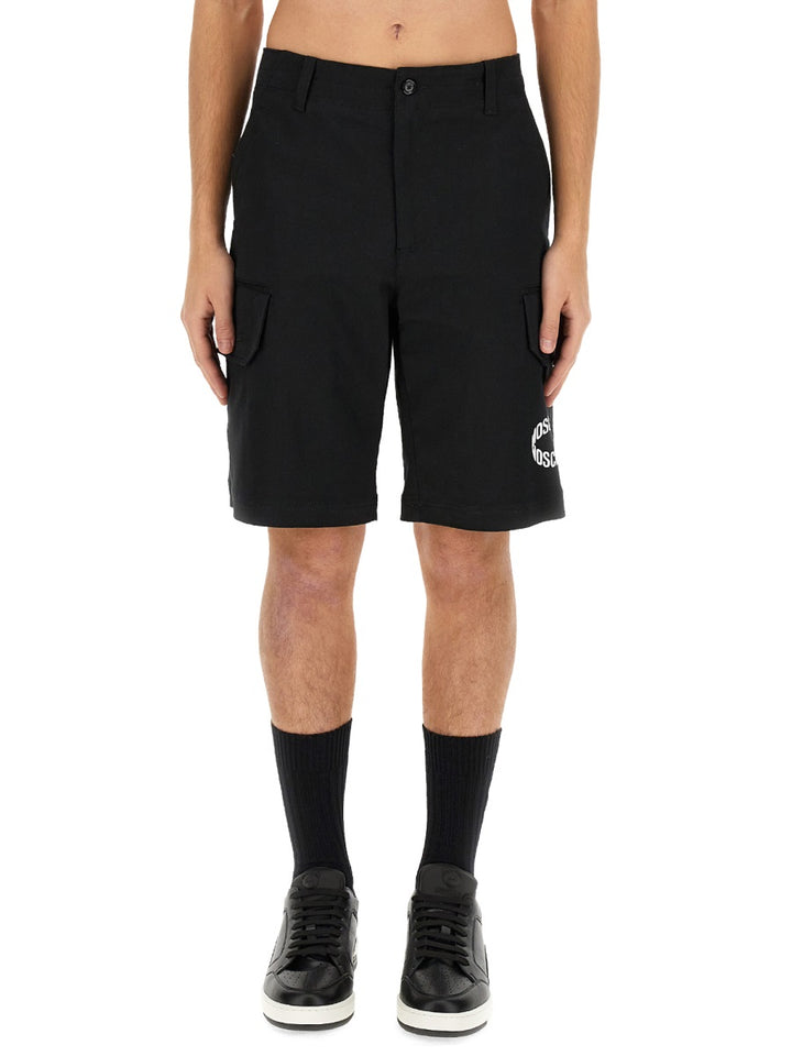 Moschino Shorts - Black | Wanan Luxury