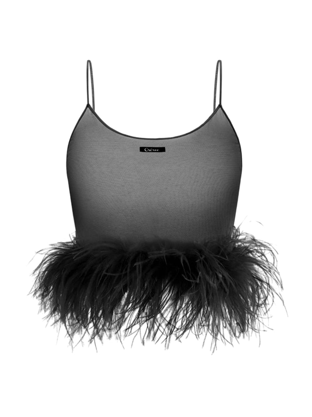 Mesh plumage undershirt