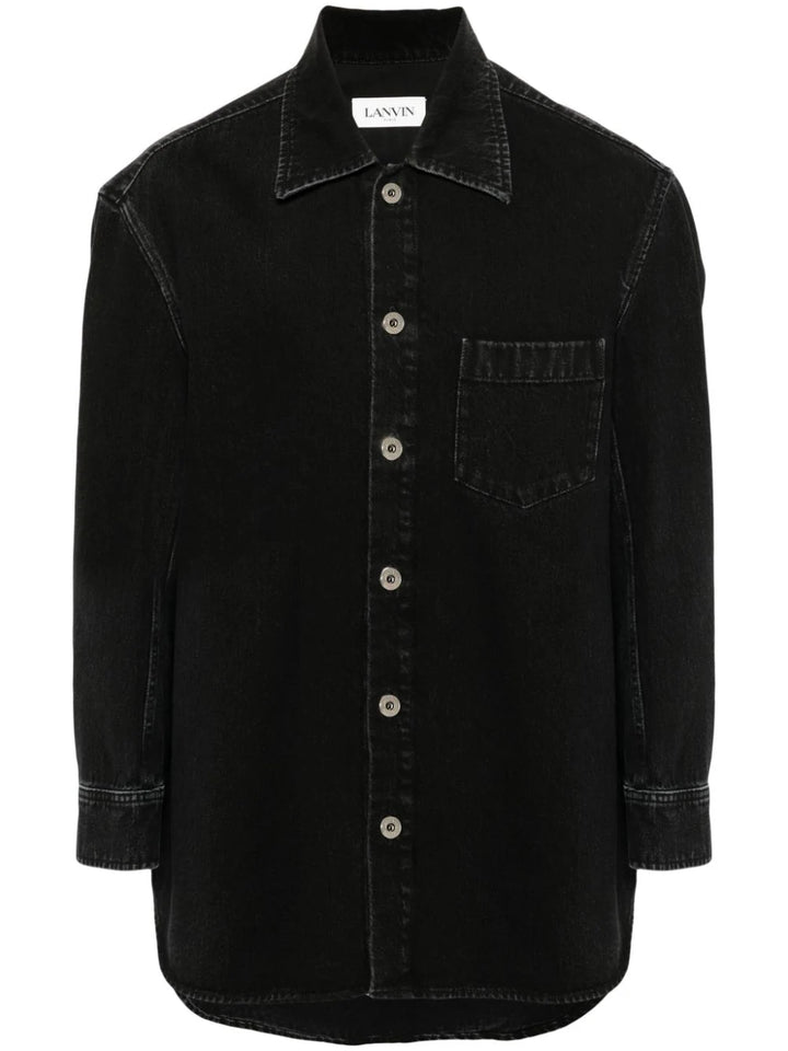 Cocoon denim shirt