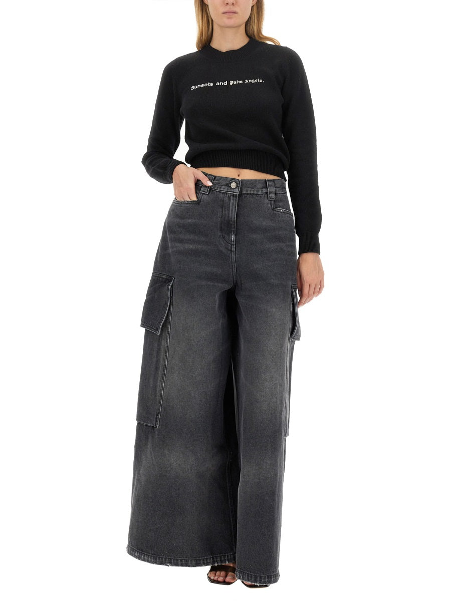 Palm Angels Sweaters - Black | Wanan Luxury