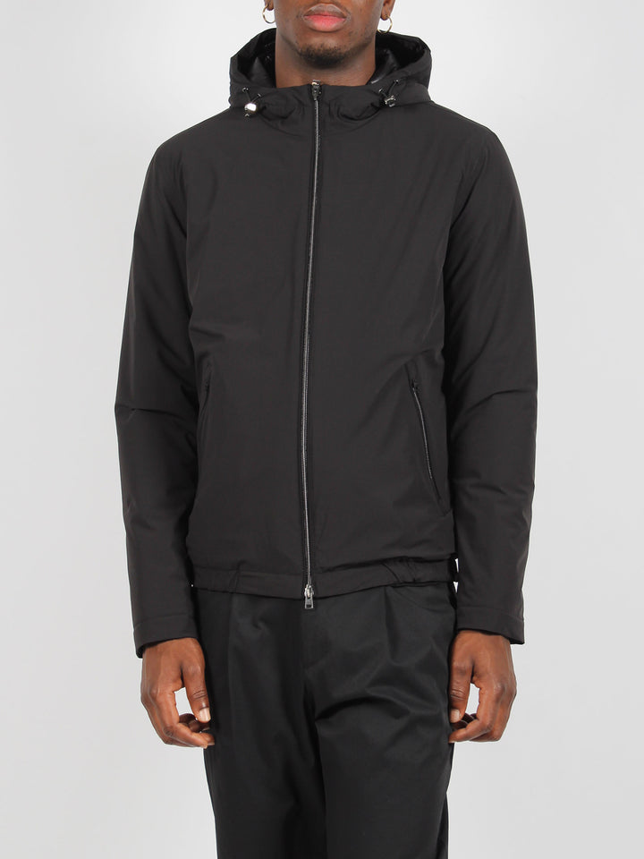 Nylon bomber jacket