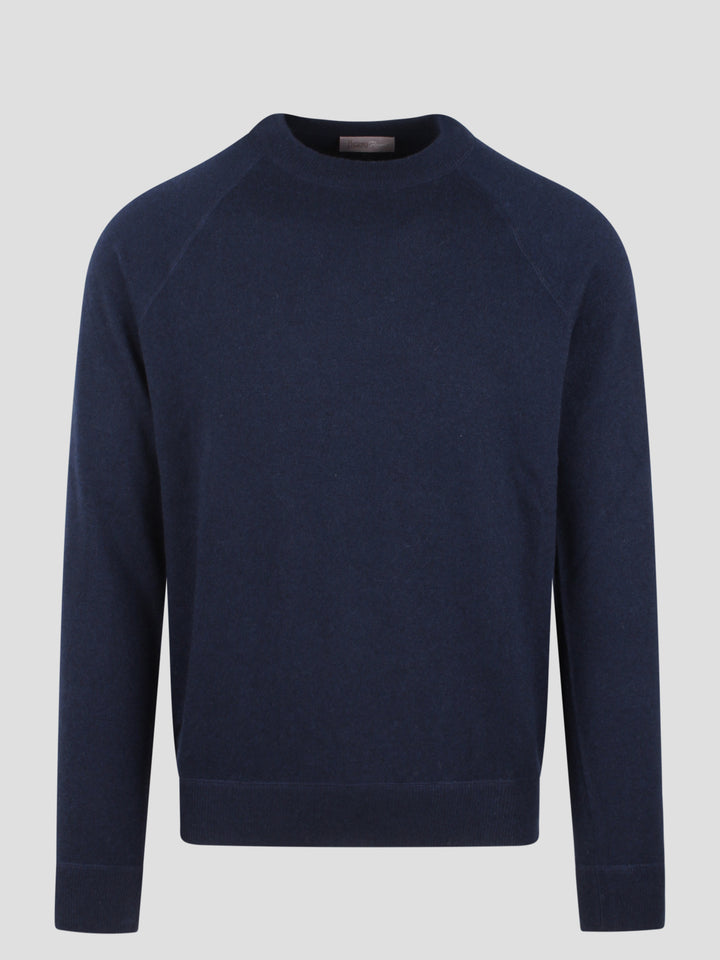 Plain cashmere resort sweater