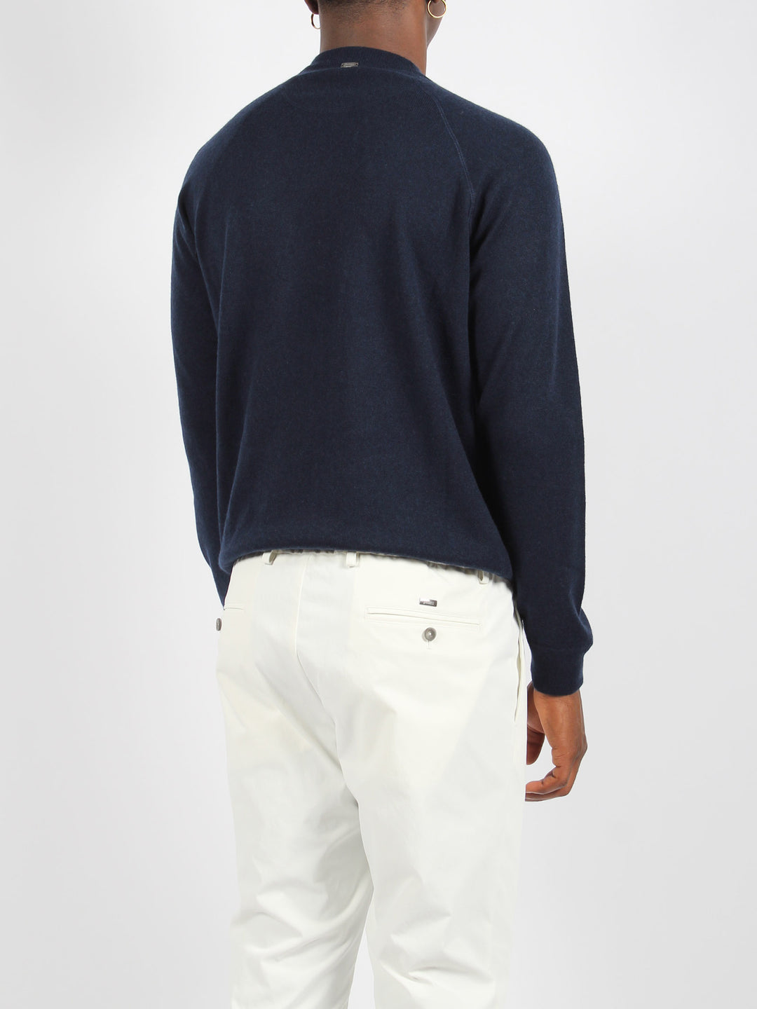 Plain cashmere resort sweater