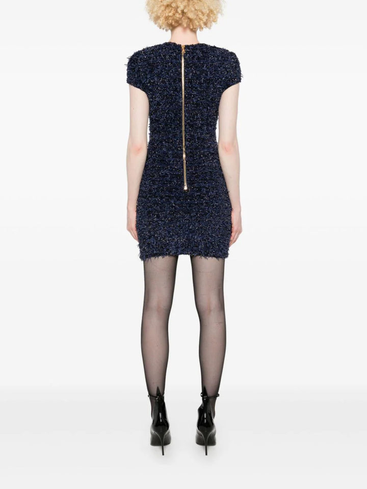 Short bouclé dress