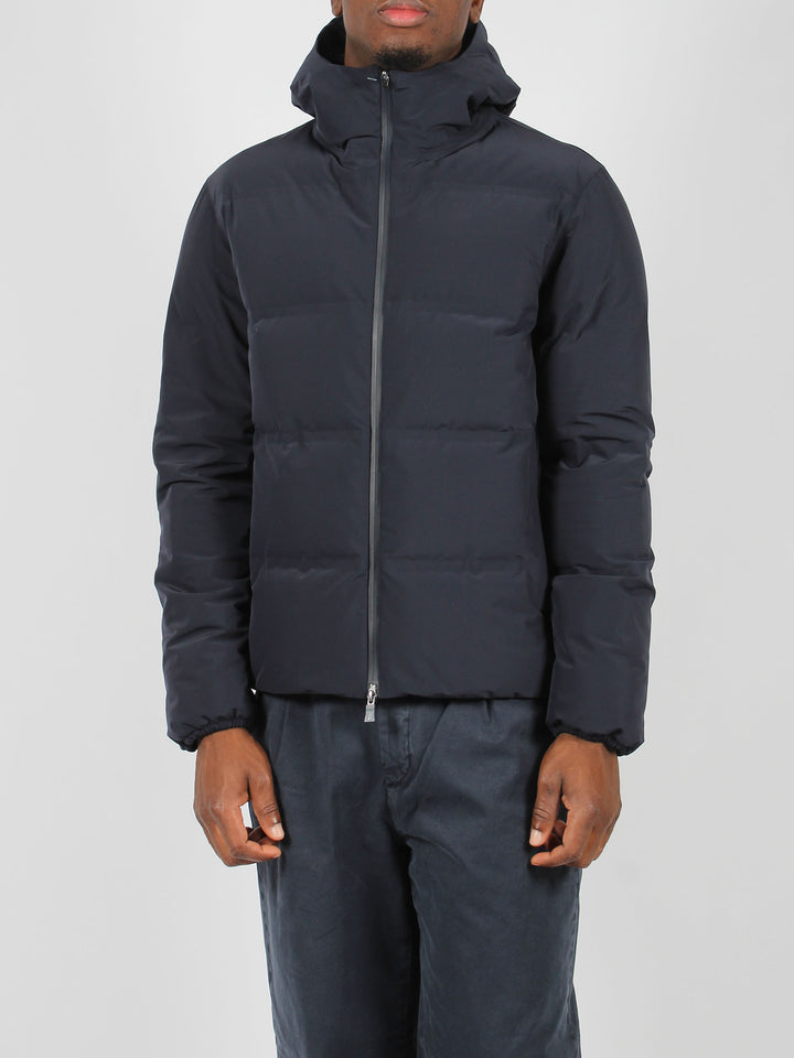 Hooded padded jacket