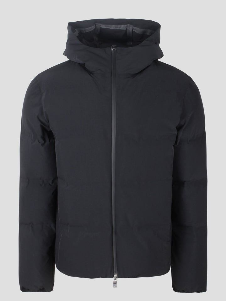 Hooded padded jacket