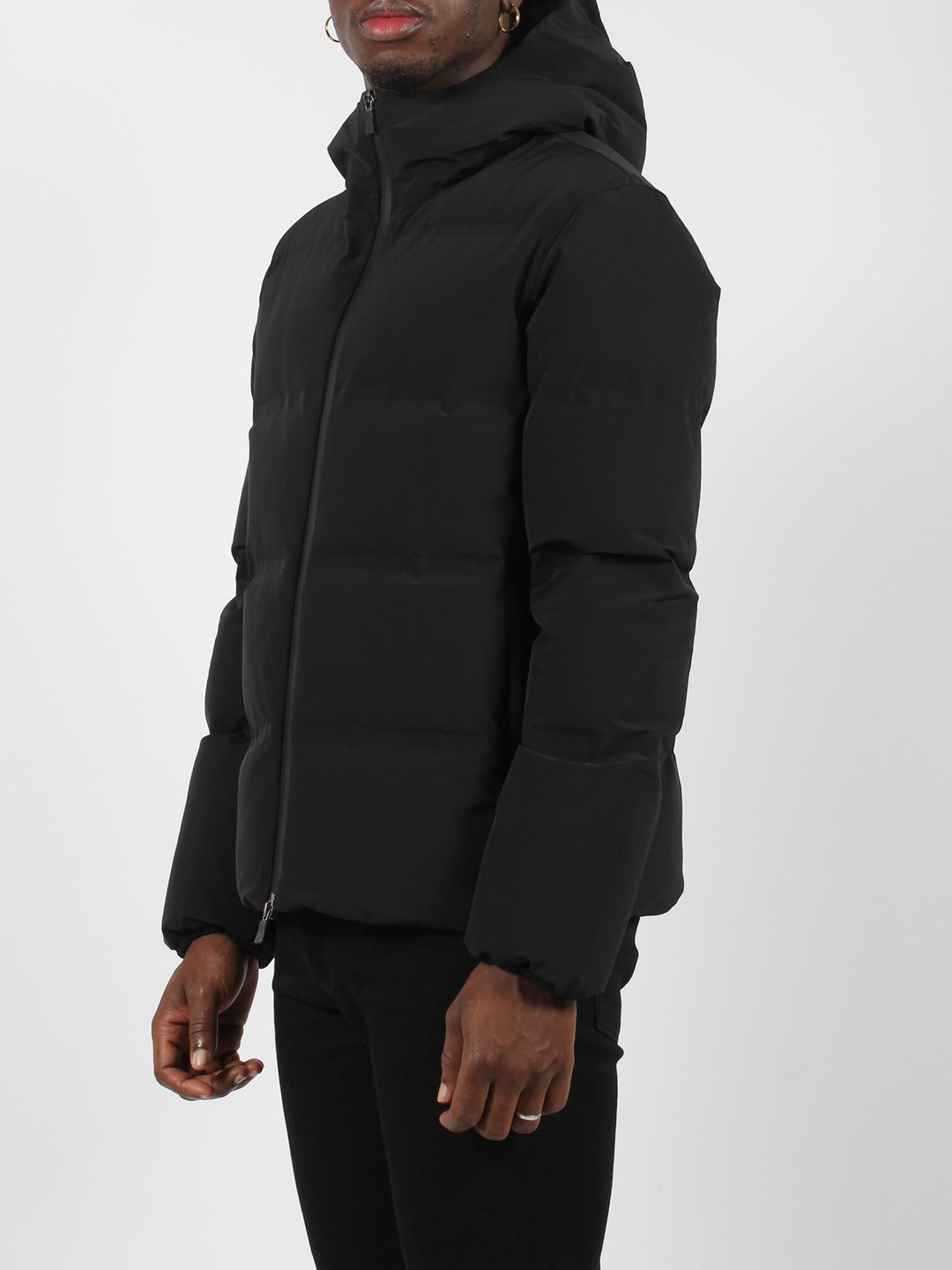 Hooded padded jacket