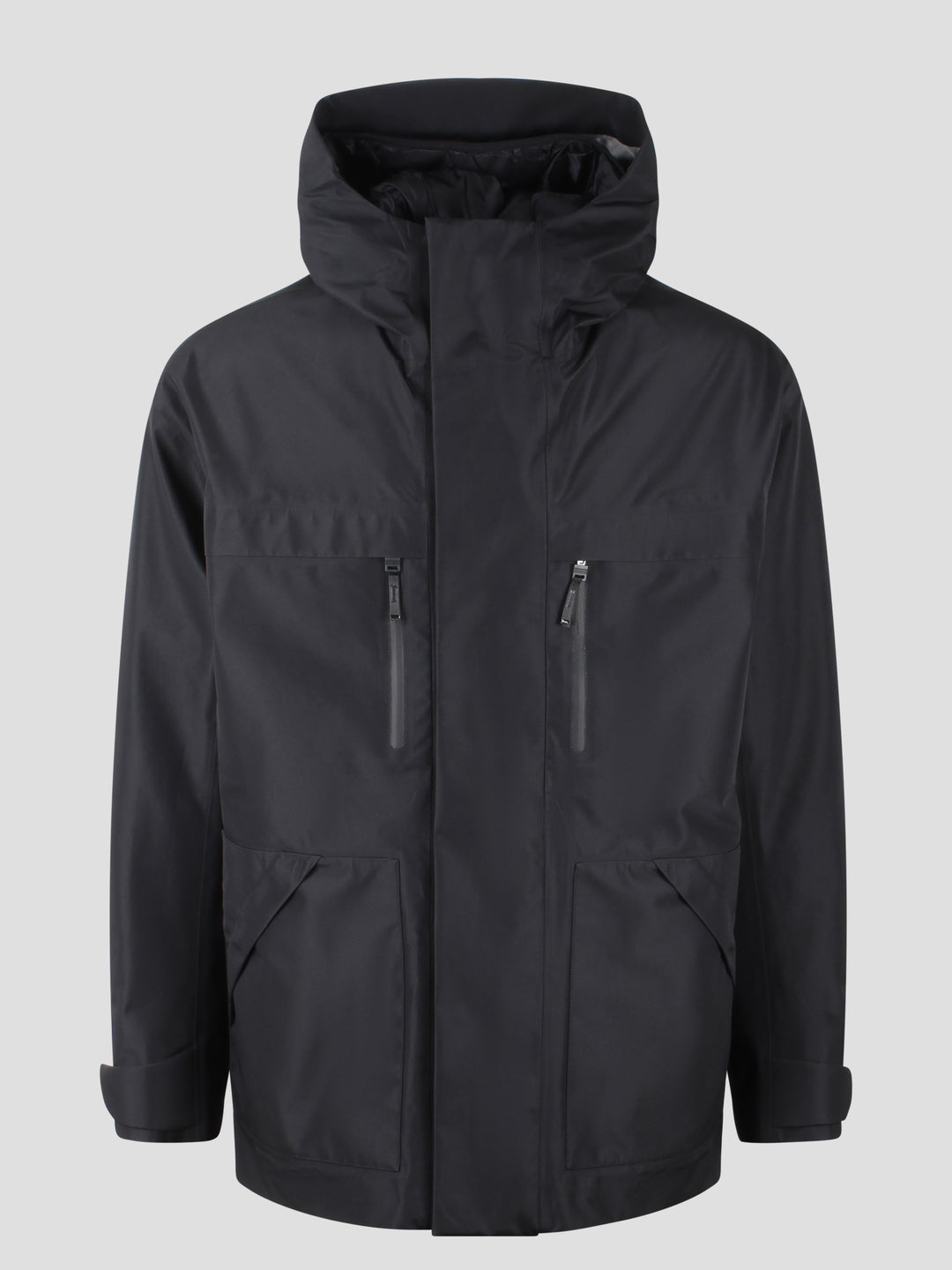 Hooded padded jacket