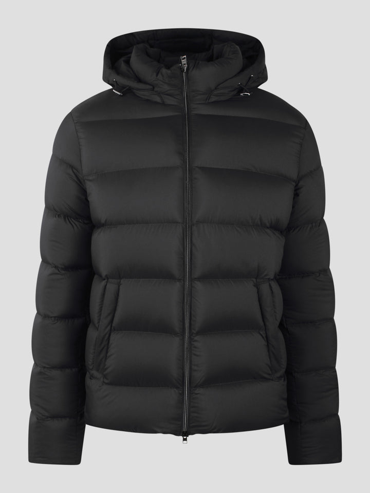 Hooded padded jacket