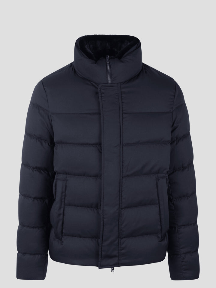 Padded bomber jacket