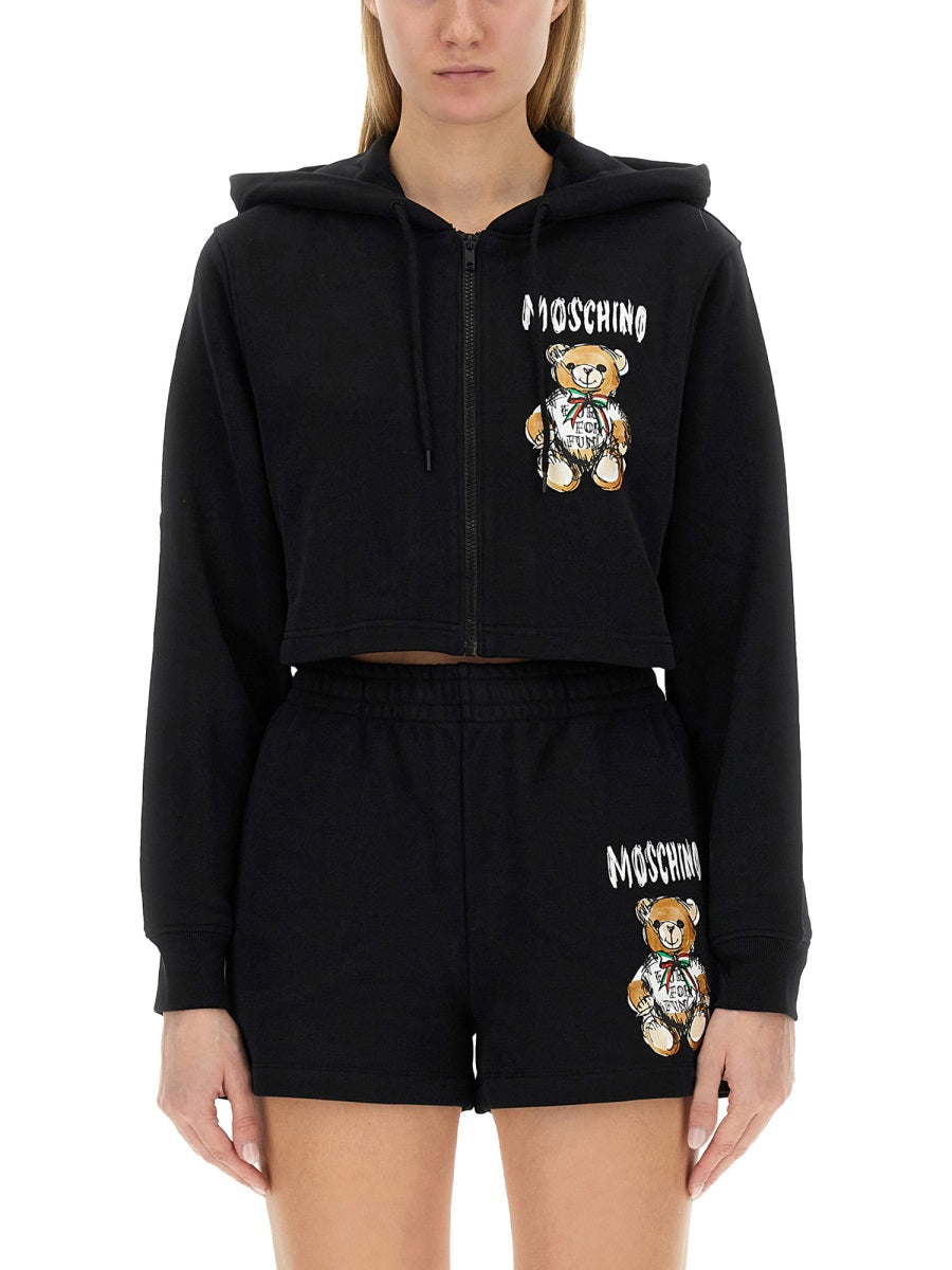 Moschino Sweatshirts - Black | Wanan Luxury