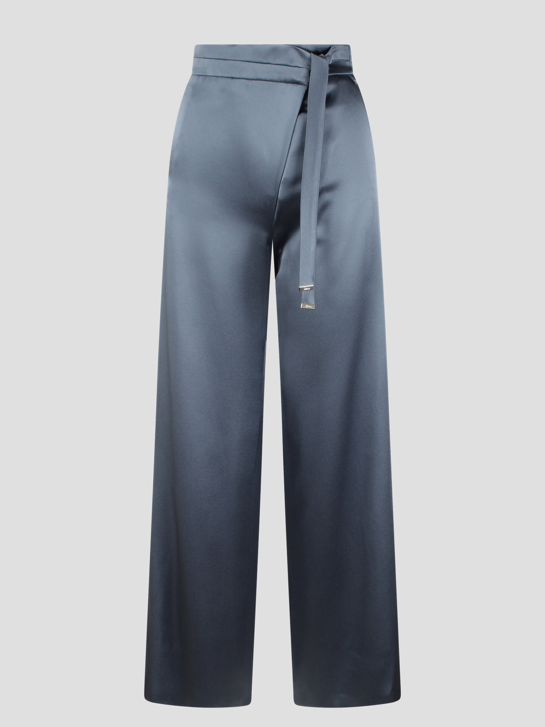 Satin fluid trousers