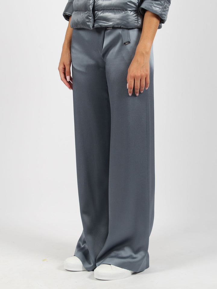 Satin fluid trousers