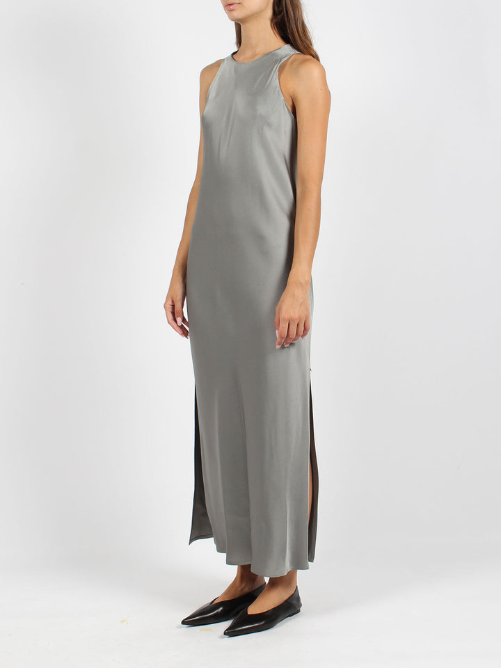 Fluid satin dress