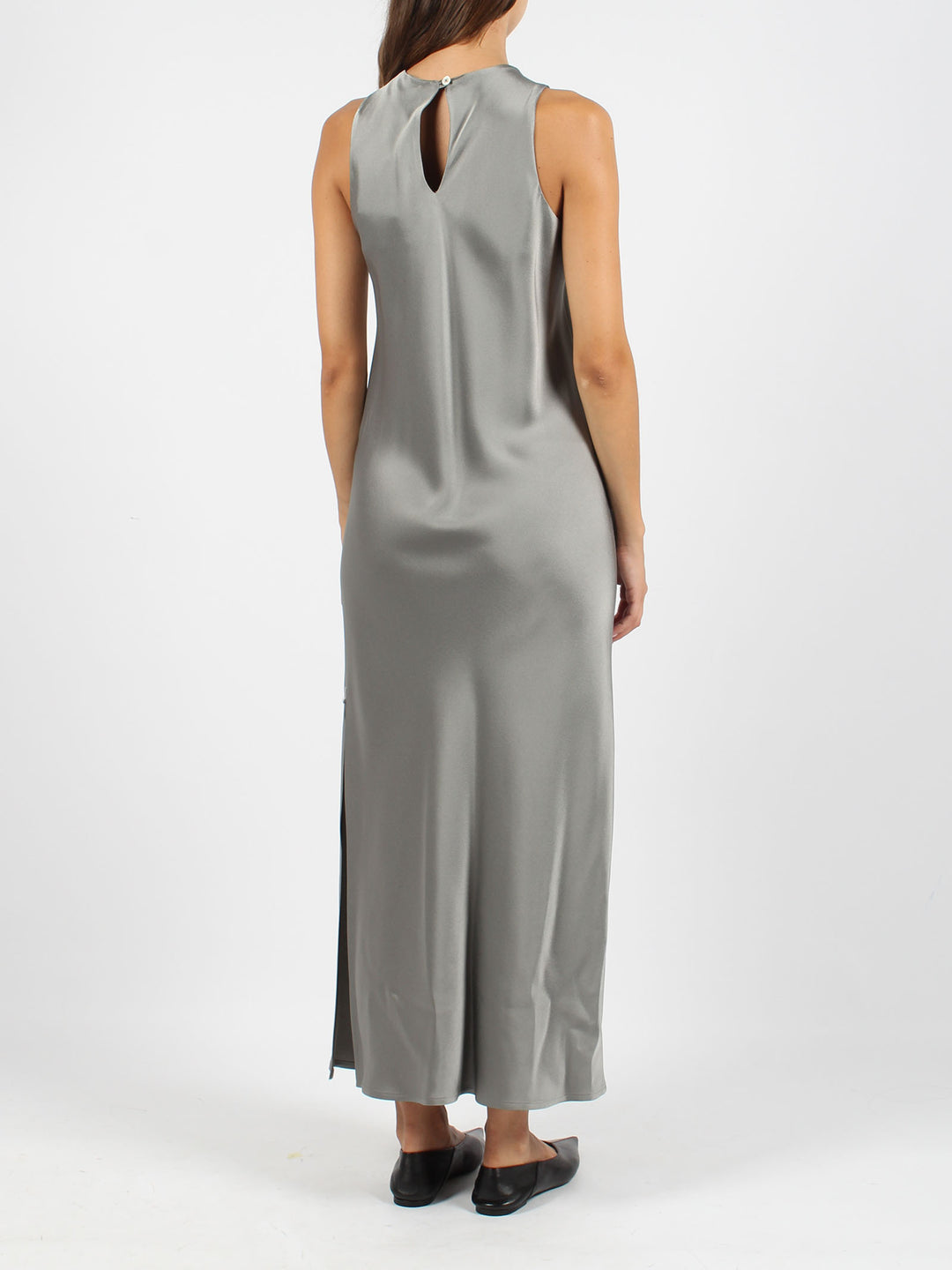 Fluid satin dress