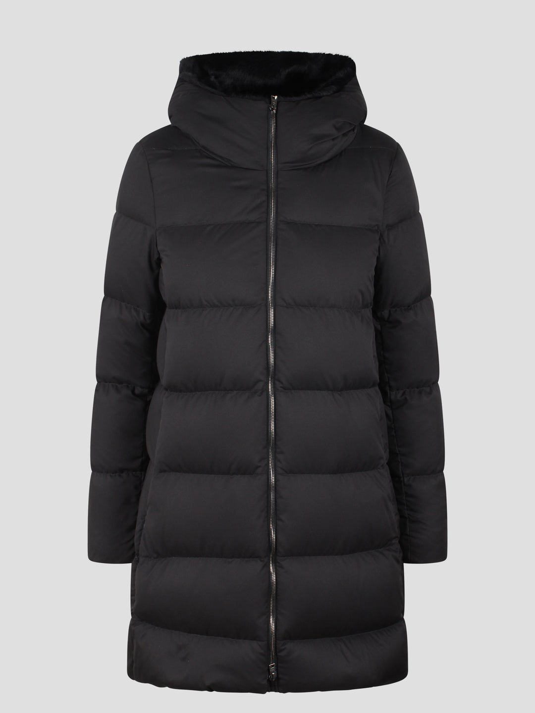 Soft twill down jacket