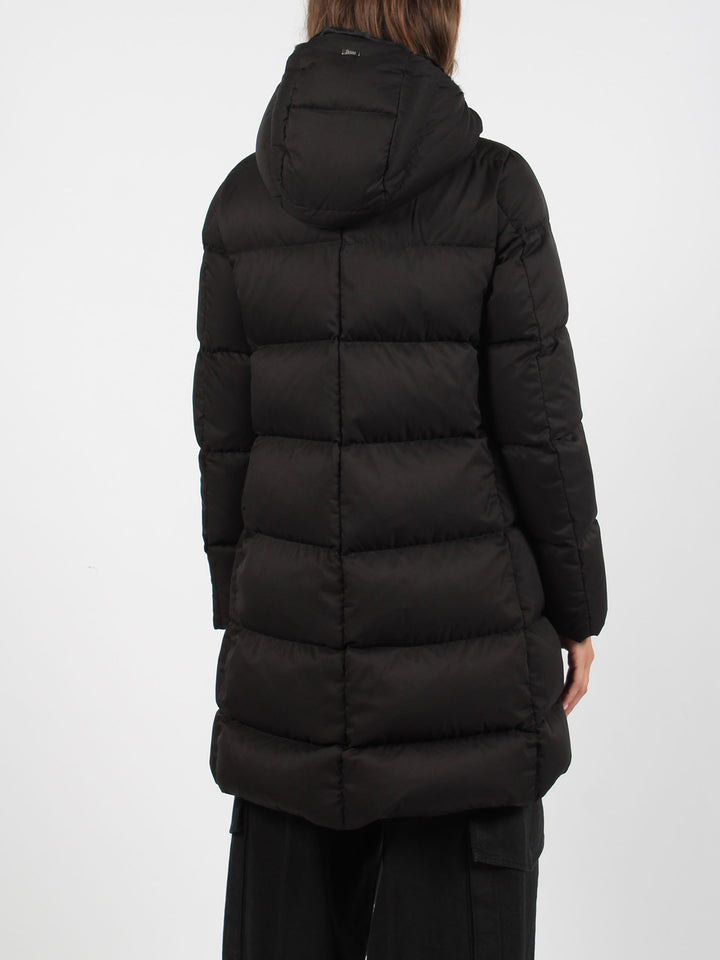 Soft twill down jacket