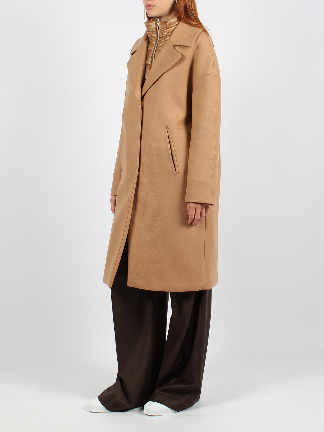 Double-front coat