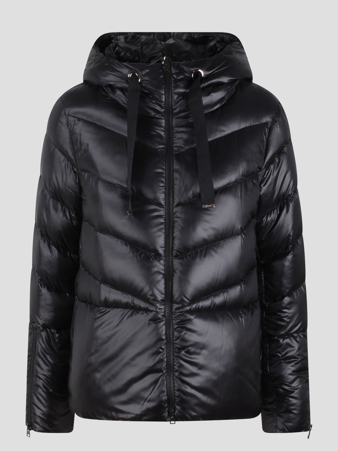 Nylon short down jacket